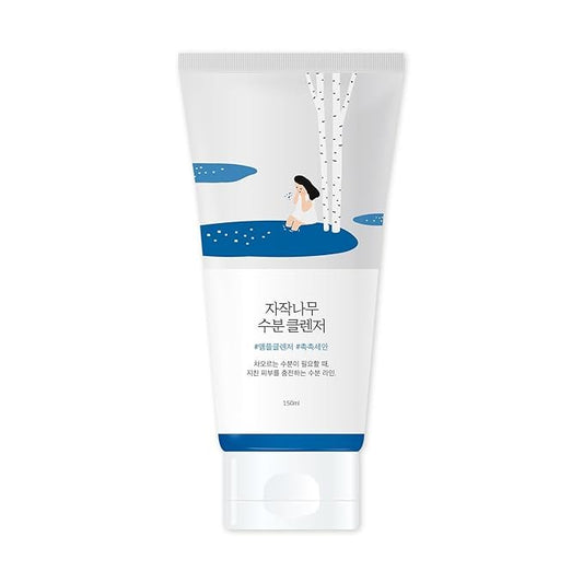 [ROUND LAB] Birch Juice Moisturizing Cleanser | Unclogs hidden sebum, Clears away dead skin cells., Soothing, Low pH, Gel Type Cleanser (5.07 fl.oz)